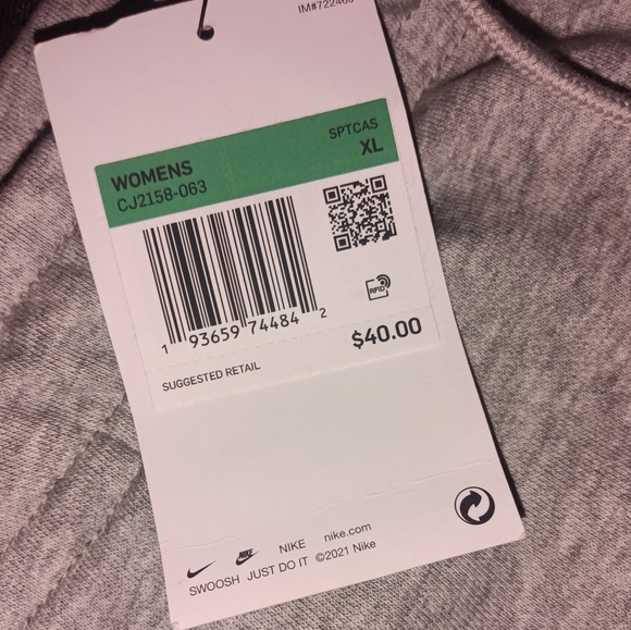 Womens Gray Nike Lounge shorts XL - Picture 3 of 6